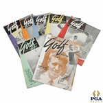 1937 The National Golf Review Golf Magazines - Seven (7)