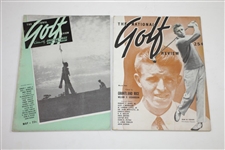 1937 The National Golf Review Golf Magazines - Seven (7)