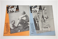 1937 The National Golf Review Golf Magazines - Seven (7)