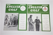 1951 & 1952 'English Golf' Golf Magazines - Thirteen (13)
