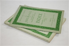 1934 & 1937 The Journal of The Board of Greenkeeping Research Golf Magazines