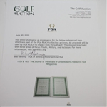1934 & 1937 The Journal of The Board of Greenkeeping Research Golf Magazines