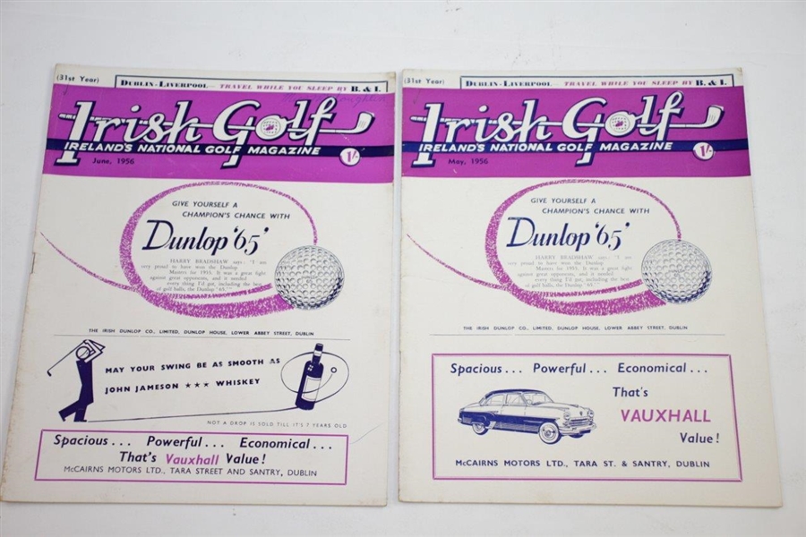 1954, 1955, & 1956 Irish Golf 'Ireland's National Golf Magazine' - Twenty-Two (22)