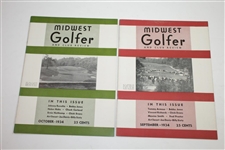 1933 & 1934 Midwest Golfer & Review (Chicago Golfer & CC Review) Golf Magazine - Fifteen (15)