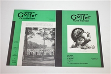 1933 & 1934 Midwest Golfer & Review (Chicago Golfer & CC Review) Golf Magazine - Fifteen (15)