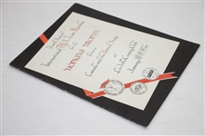 1955 Fourth Annual Intl. PGA Team Matches between USA & Canada at La Jolla CC Program