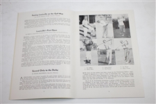 1934 Louisville Open Golf Tournament at Louisville CC Official Program - Horton Smith Win