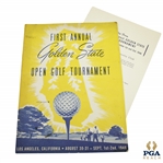 1946 First Annual Golden State Open Golf Tournament Program - Ben Hogan Winner