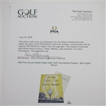 1946 First Annual Golden State Open Golf Tournament Program - Ben Hogan Winner