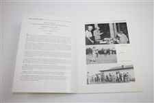 1952 First Annual North & South Seniors Inv. Golf Championship Program - Pinehurst CC