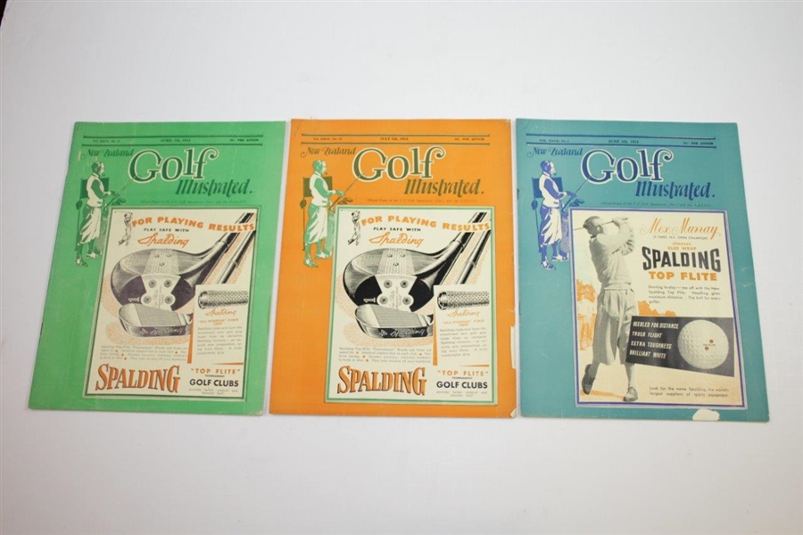 1954 New Zealand Golf Illustrated Golf Magazines - Twelve (12)