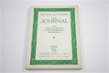 1929, 1930, & 1931 The Journal of the Board of Greenkeeping Research Golf Booklets
