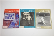 1956 & 1957 The Golfer (The California Golfer) Golf Magazines - Eighteen (18)