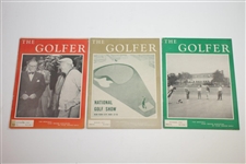 1956 & 1957 The Golfer (The California Golfer) Golf Magazines - Eighteen (18)