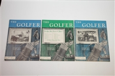 1956 & 1957 The Golfer (The California Golfer) Golf Magazines - Eighteen (18)