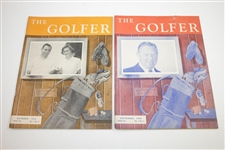 1955 The Golfer (The California Golfer) Golf Magazines - Twelve (12)