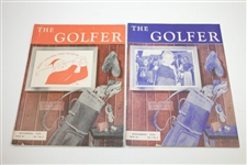 1955 The Golfer (The California Golfer) Golf Magazines - Twelve (12)