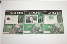 1949 The California Golfer (The Golfer) Golf Magazines - Eighteen (18)