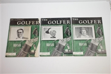 1949 The California Golfer (The Golfer) Golf Magazines - Eighteen (18)