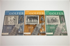 1954 The Golfer (The California Golfer) Golf Magazines - Eleven (11)