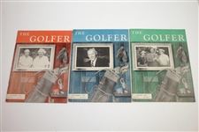 1954 The Golfer (The California Golfer) Golf Magazines - Eleven (11)