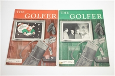 1954 The Golfer (The California Golfer) Golf Magazines - Eleven (11)