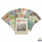 1928, 1929, & 1951 The Metropolitan Golfer Golf Magazines - Eighteen (18)