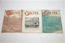 1928, 1929, & 1951 The Metropolitan Golfer Golf Magazines - Eighteen (18)