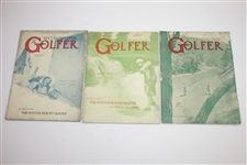 1928, 1929, & 1951 The Metropolitan Golfer Golf Magazines - Eighteen (18)