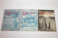 1928, 1929, & 1951 The Metropolitan Golfer Golf Magazines - Eighteen (18)