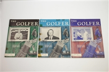 1953 The Golfer (The California Golfer) Golf Magazines - Twelve (12)