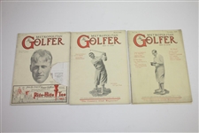 1925, 1926, & 1927 The Metropolitan Golfer Golf Magazines - Seventeen (17)