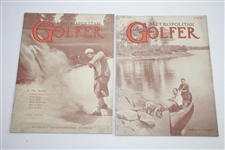 1925, 1926, & 1927 The Metropolitan Golfer Golf Magazines - Seventeen (17)