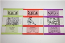 1935 Midwest Golfer & Club Review (Chicago Golfer & CC Review) Golf Magazines - Twelve (12)