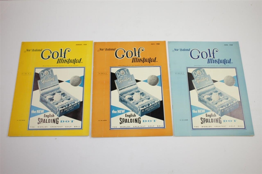 1960 & 1961 New Zealand Golf Illustrated Golf Magazines - Fourteen (14)