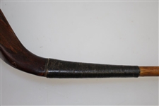 Circa 1850 Douglas McEwan Putter with Both Shaft & Hozel Stamps - 37 1/2