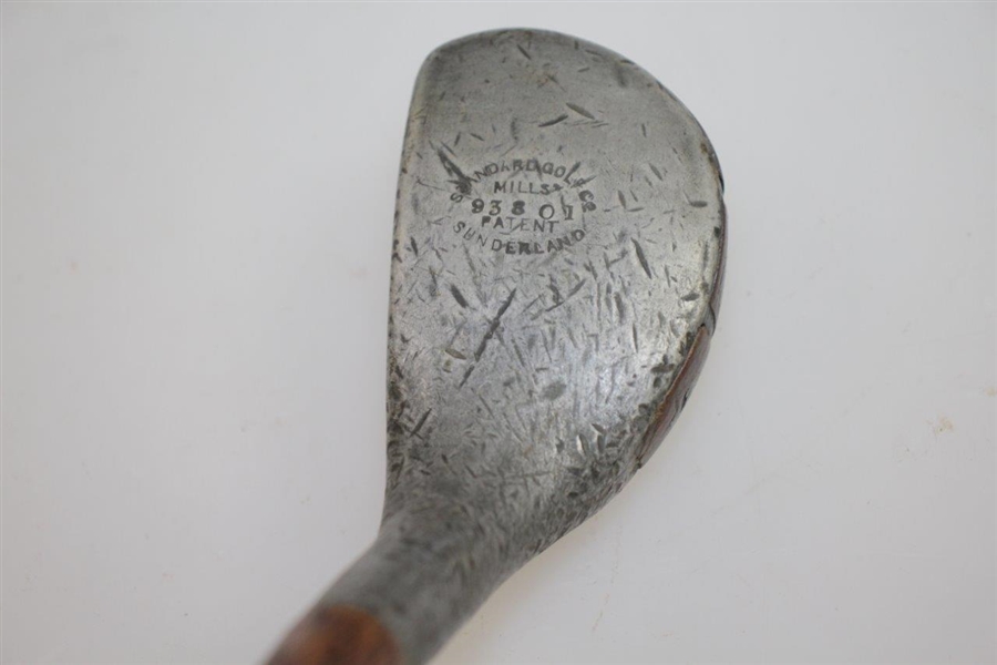 Standard Golf Co. Mills Sunderland BGS Spoon with Shaft Stamp