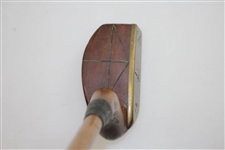 Vintage Goose Neck Left Handed Mallet Chinese Putter - Copy