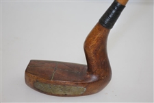 Vintage Goose Neck Left Handed Mallet Chinese Putter - Copy