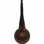 Circa 1930 Center Shafted Ball Shaped Driver with Steel Shaft - 42 1/4