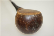 Circa 1930 Center Shafted Ball Shaped Driver with Steel Shaft - 42 1/4