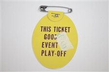 1965 Masters Tournament Series Badge #15823 - Jack Nicklaus Winner