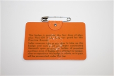 1971 Masters Tournament Series Badge #8260 - Charles Coody Winner