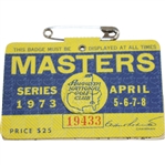 1973 Masters Tournament Series Badge #19433 - Tommy Aaron Winner