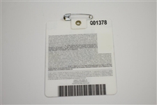 2011 Masters Tournament Series Badge #Q01378 - Charl Schwartzel Winner