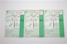 1971-2008 Masters Tournament Spectator Guides - Thirty-Eight (38)