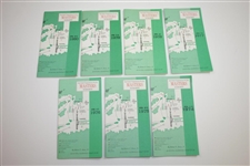 1971-2008 Masters Tournament Spectator Guides - Thirty-Eight (38)