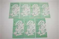 1971-2008 Masters Tournament Spectator Guides - Thirty-Eight (38)