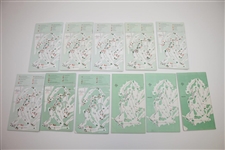 1971-2008 Masters Tournament Spectator Guides - Thirty-Eight (38)
