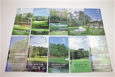 1971-2008 Masters Tournament Spectator Guides - Thirty-Eight (38)